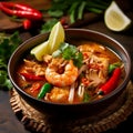 tomyum goong food of Thailand generative AI