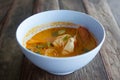 Tomyum kung, famous Thai's food Royalty Free Stock Photo