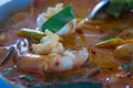 Tomyum kung, famous Thai's food Royalty Free Stock Photo