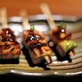 Ton Negima (Grilled Pork Belly and Scallion Skewers) Royalty Free Stock Photo