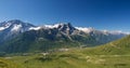 Tonale pass, panorama Royalty Free Stock Photo
