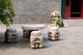 Tone furniture at Chinese garden