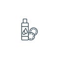 Toner icon. Monochrome simple sign from beauty and personal care collection. Toner iron icon for logo, templates, web