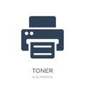 toner icon in trendy design style. toner icon isolated on white background. toner vector icon simple and modern flat symbol for