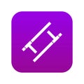 Tonfa icon digital purple