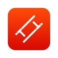 Tonfa icon digital red