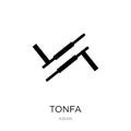 tonfa icon in trendy design style. tonfa icon isolated on white background. tonfa vector icon simple and modern flat symbol for