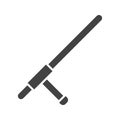 Tonfa icon vector image.