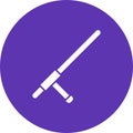 Tonfa icon vector image.