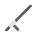 Tonfa icon vector image.