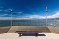 Tonfano pier view Royalty Free Stock Photo