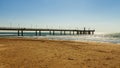 Tonfano pier view on a summer day Royalty Free Stock Photo