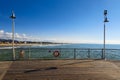 Tonfano pier view Royalty Free Stock Photo