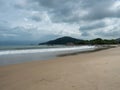 Tong Fuk Beach, Hong Kong Royalty Free Stock Photo