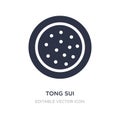 tong sui icon on white background. Simple element illustration from Food and restaurant concept