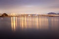 Tongan bridge at dawn, adobe rgb Royalty Free Stock Photo