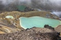 Tongariro Alpine Crossing Red Crater and Emerald Lakes Royalty Free Stock Photo