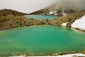 Tongariro lakes, New Zealand Royalty Free Stock Photo