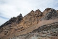 Tongariro National Park landscape near Whakapapa village and Ski resort in summer