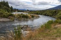 Tongariro river at Turangi in New Zealand.