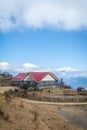 Tonglu Trekkers hut, West Bengal, India Royalty Free Stock Photo