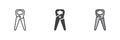 Tongs Pliers icon