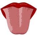 Tongue Royalty Free Stock Photo