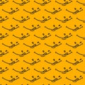 Tongue and slobber seamless pattern