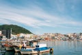 Gangguan port and seaside town in Tongyeong, Korea