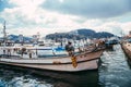 Tongyeong port sea landscape at summer in Korea