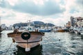 Tongyeong port sea landscape at summer in Korea