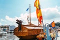 Yi Sun-sin turtle ship at Tongyeong port in Korea