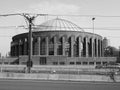 Tonhalle concert hall in Duesseldorf, black and white