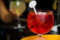 Tonic Gin Cool Beverage Red