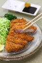 Tonkatsu, japanese pork loin cutlet