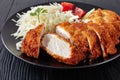 Tonkatsu - panko breaded deep fried pork cutlet