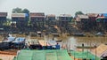 Tonle Sap fishing village in Cambodia