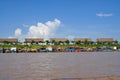 Tonle Sap Lake in Cambodia Royalty Free Stock Photo