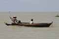 Tonle Sap Lake Citizen Royalty Free Stock Photo