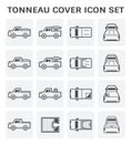 Tonneau cover icon Royalty Free Stock Photo