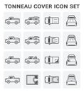 Tonneau cover icon Royalty Free Stock Photo