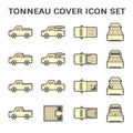 Tonneau cover icon Royalty Free Stock Photo
