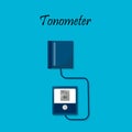 Tonometer. Arterial blood pressure measuring