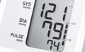 Tonometer with normal blood pressure readings