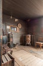 Office with stove at Historic Mining Park, Tonopah, NV, USA