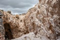 Old mine escape hole, Historic Mining Park, Tonopah, NV, USA Royalty Free Stock Photo