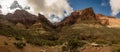 Tonoto Trail Cuts In Toward Hermit Creek In Grand Canyon Royalty Free Stock Photo