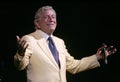 Tony Bennett performs in concert Royalty Free Stock Photo