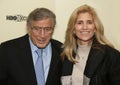 Tony Bennett and Susan Crow at HBO Premiere of Six By Sondheim in NYC in 2013