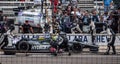 Tony Kanaan's Last pit before winning Indy 500 2013 Royalty Free Stock Photo